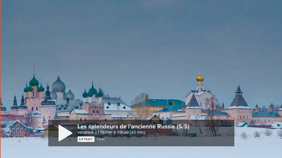 Illustration. Arte+7. Les splendeurs de l'ancienne Russie (5|5) L'anneau d'or. © Beate Müller. 2014-02-21
